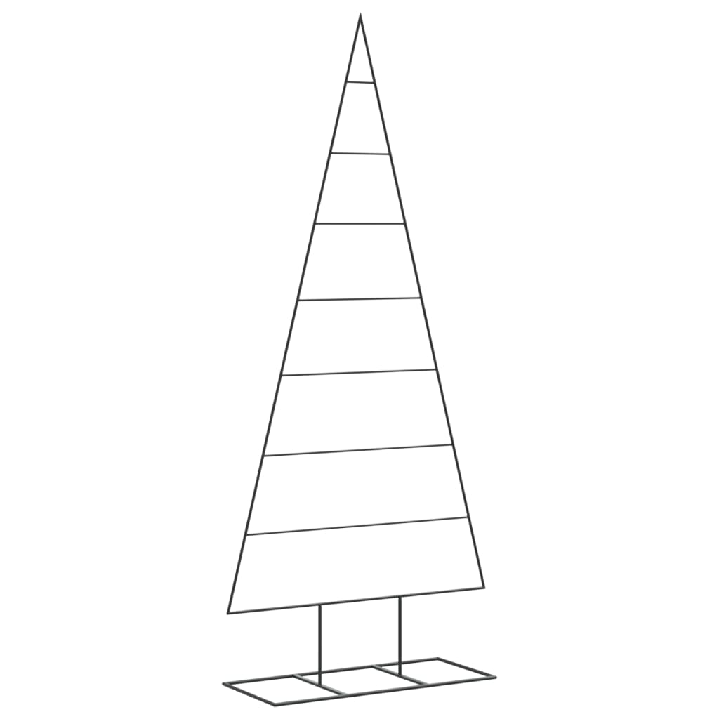 Juletre til dekorasjon metall svart 180 cm