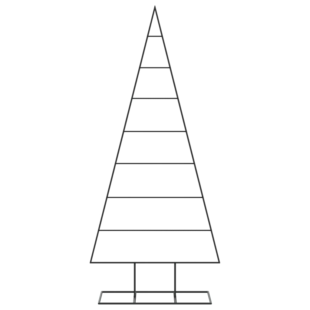 Juletre til dekorasjon metall svart 180 cm