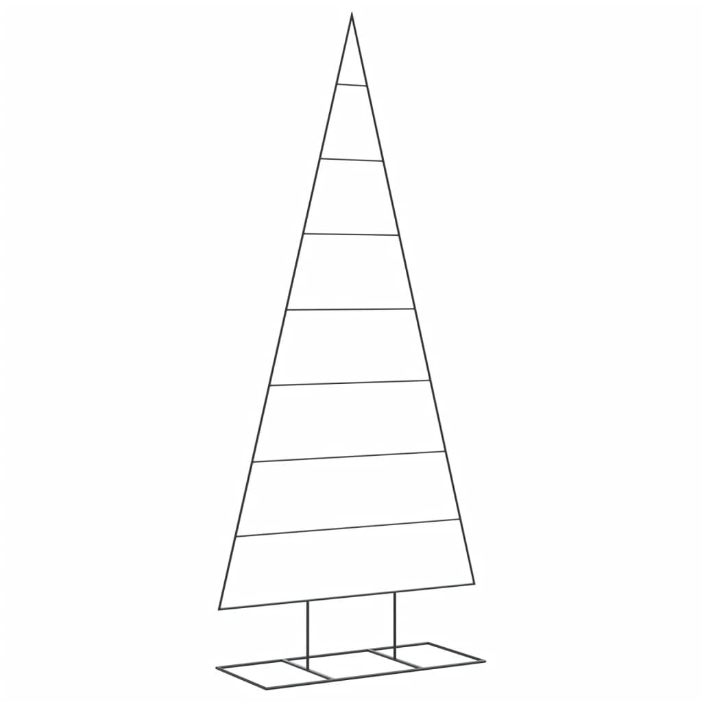 Juletre til dekorasjon metall svart 210 cm