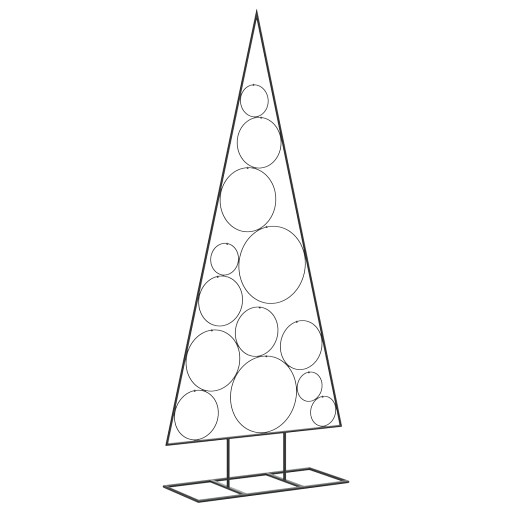 Juletre til dekorasjon metall svart 150 cm