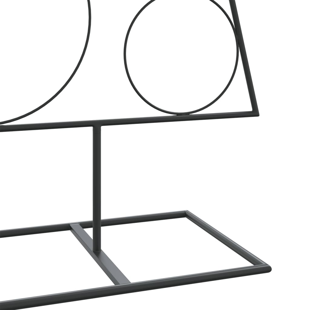 Juletre til dekorasjon metall svart 150 cm
