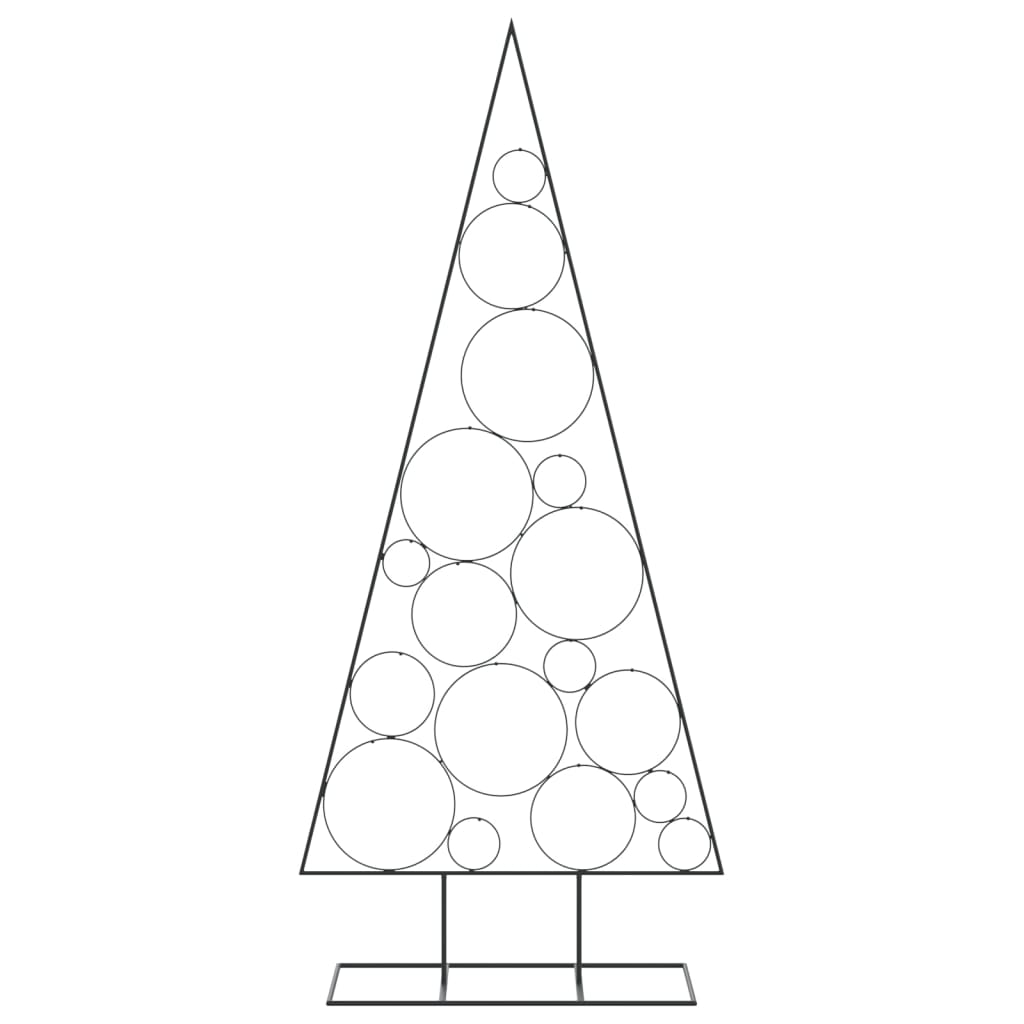 Juletre til dekorasjon metall svart 180 cm