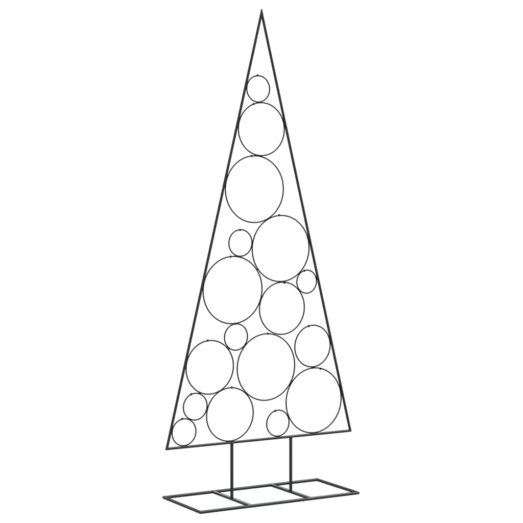 Juletre til dekorasjon metall svart 180 cm