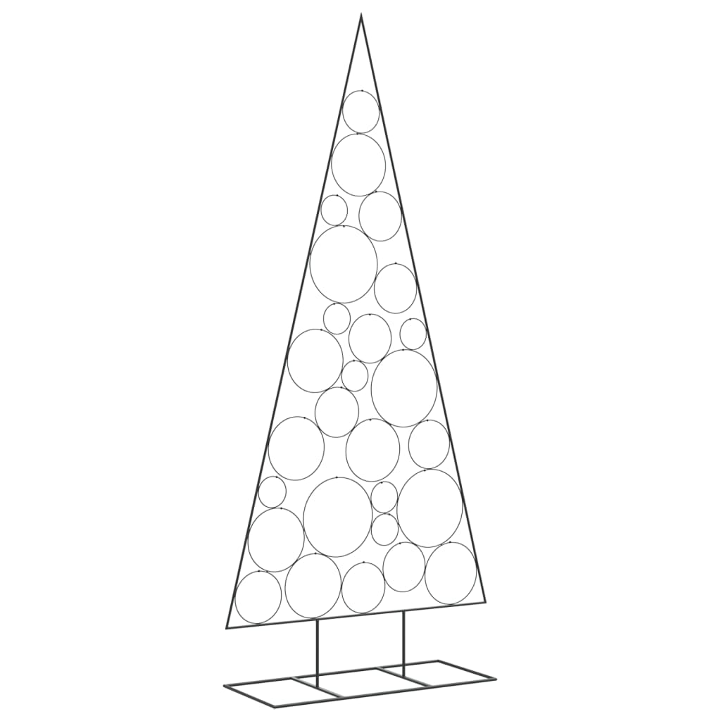 Juletre til dekorasjon metall svart 210 cm