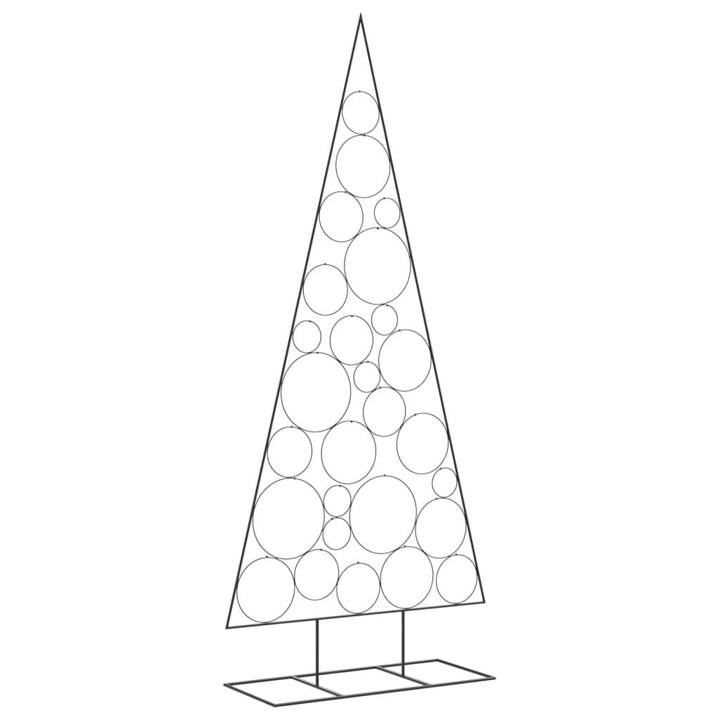 Juletre til dekorasjon metall svart 210 cm