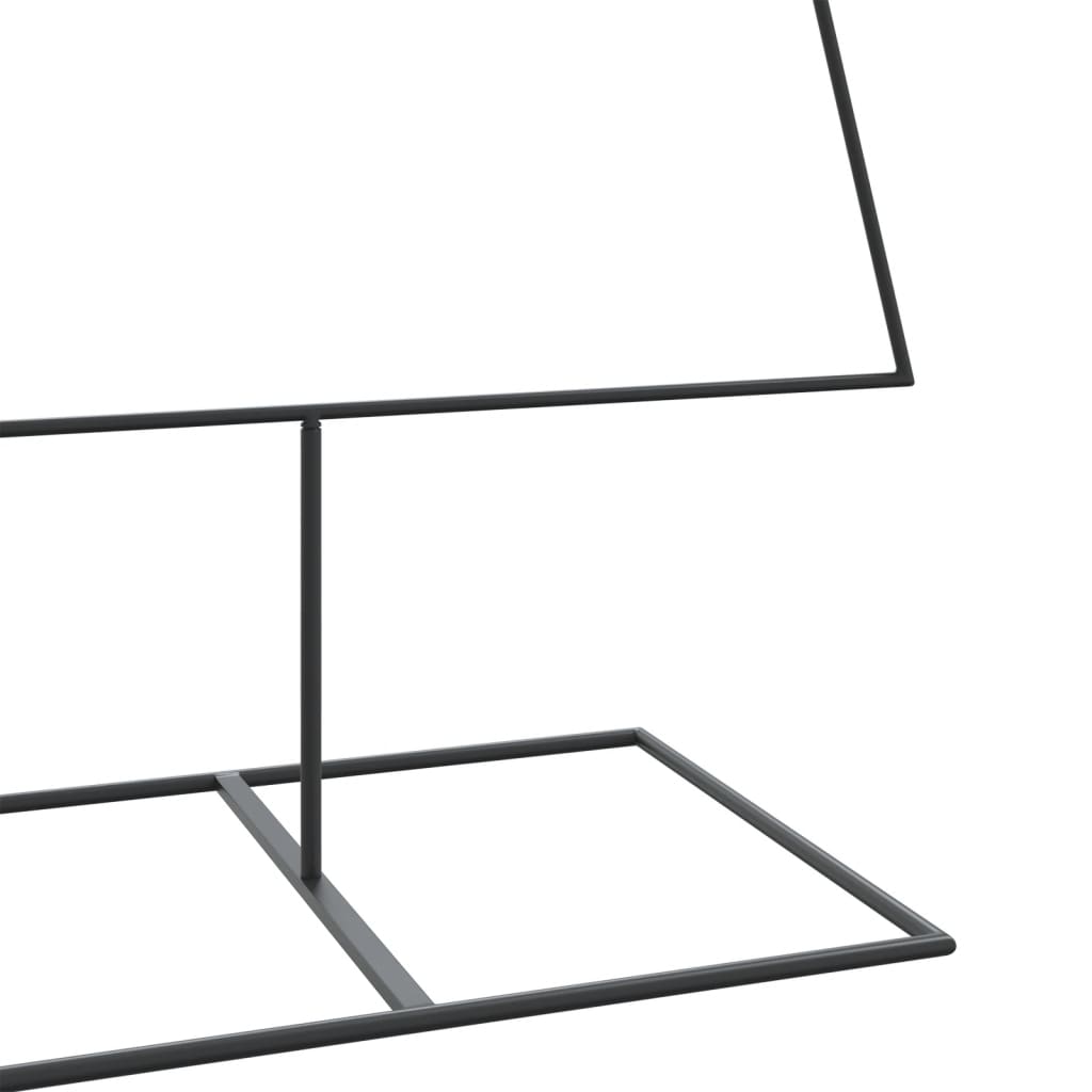 Juletre til dekorasjon metall svart 210 cm
