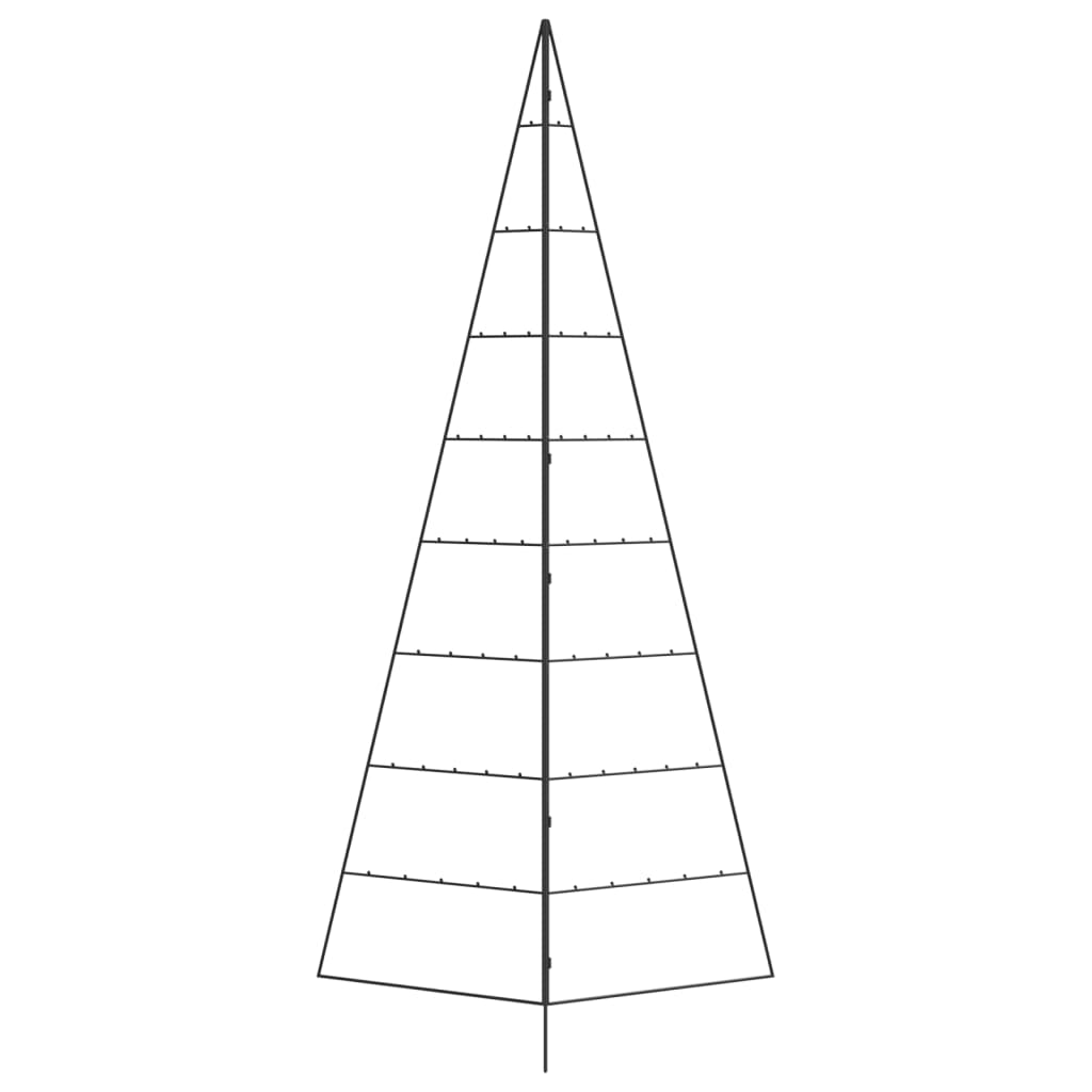 Juletre til dekorasjon metall svart 210 cm