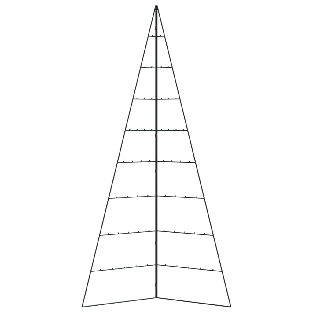 Juletre til dekorasjon metall svart 210 cm