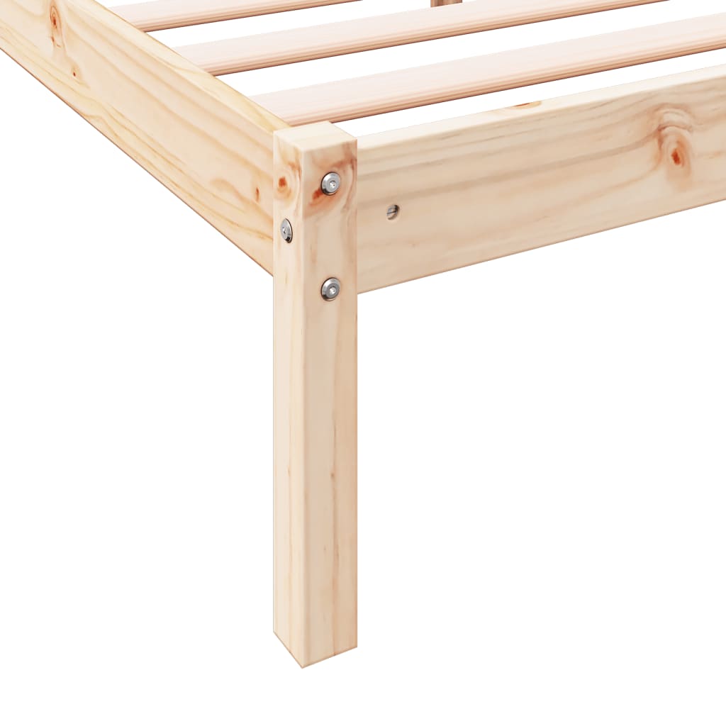 Ekstra lang sengeramme uten madrass 140x210 cm heltre furu
