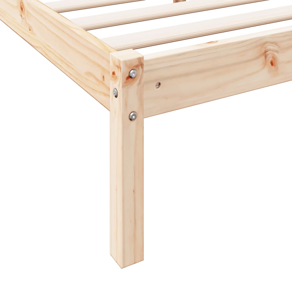 Ekstra lang sengeramme uten madrass 80x220 cm heltre furu