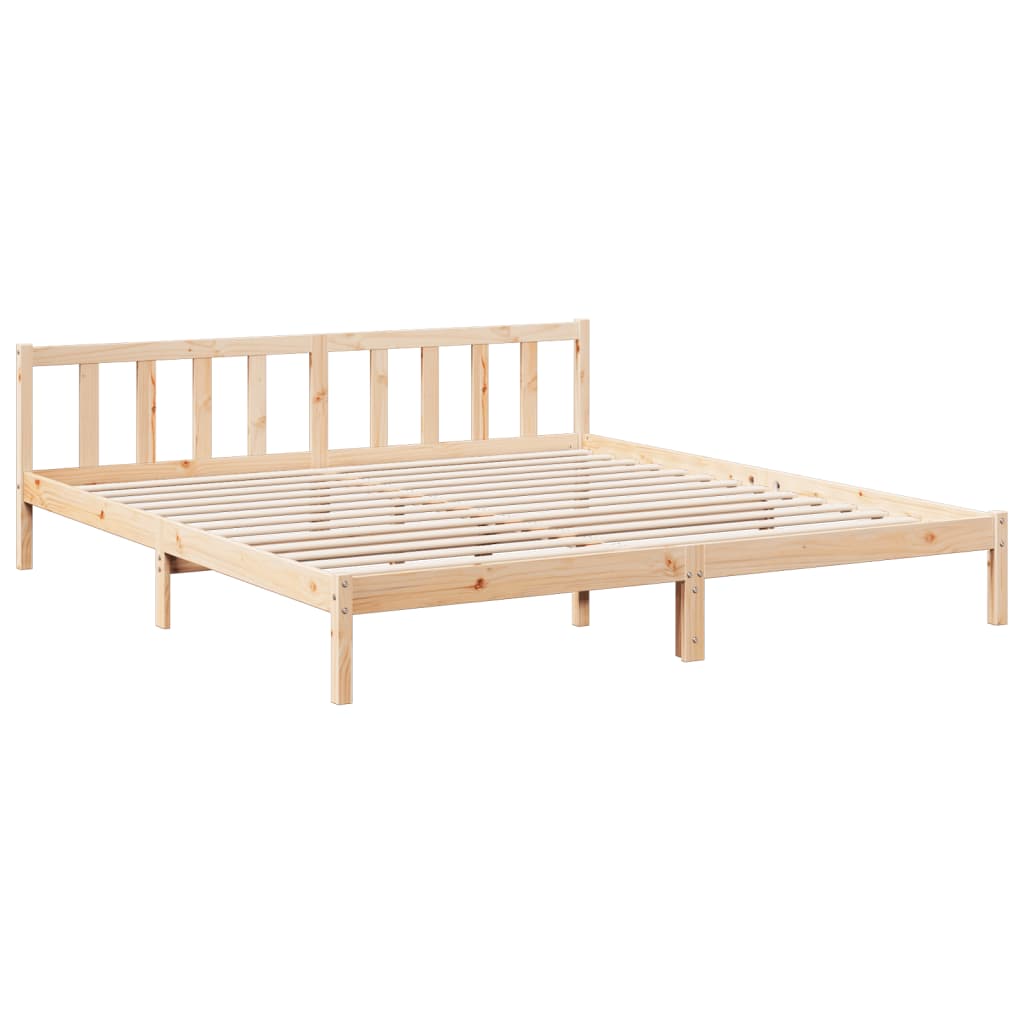 Ekstra lang sengeramme uten madrass 200x210 cm heltre furu