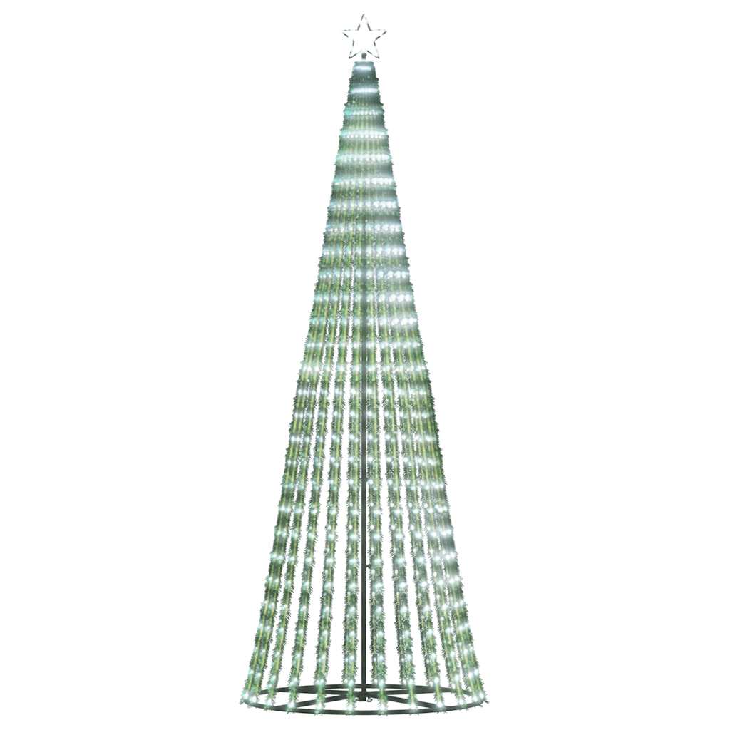 LED Juletre 475 LEDs Kald Hvit 247 cm