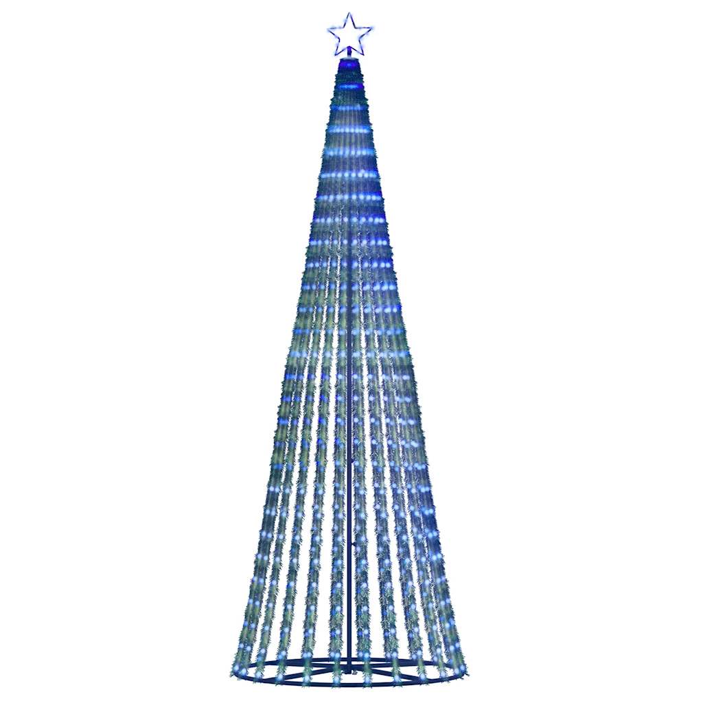 LED Juletre 475 LEDs Blå 247 cm