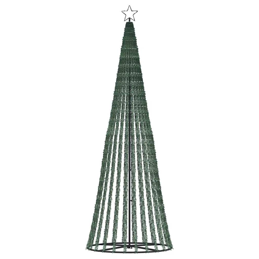 LED juletre 475 LEDs Fargerike 247 cm