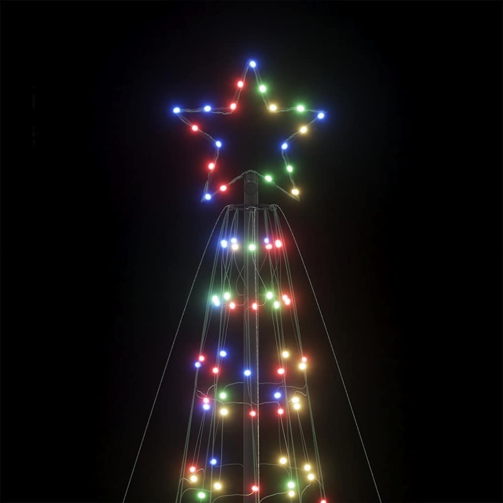 LED Juletre med Spikes 1534 LED Fargerike 500 cm