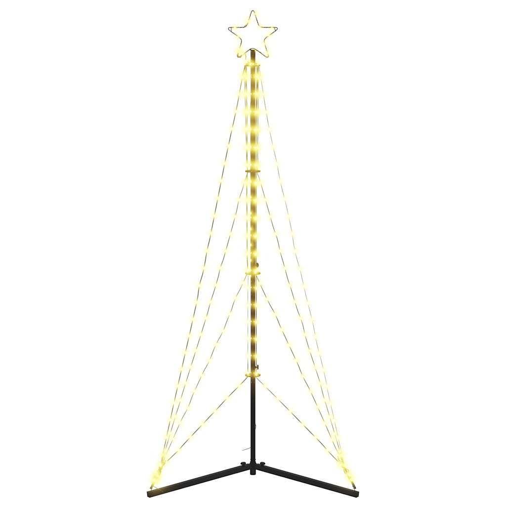 Juletrelys 363 LEDs varm hvit 182 cm