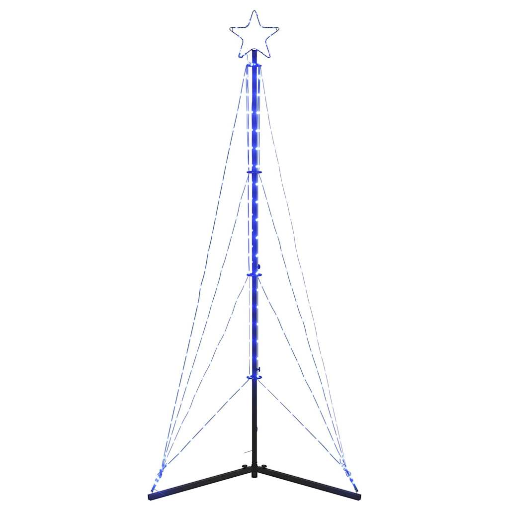 Juletrelys 363 LEDs blå 182 cm