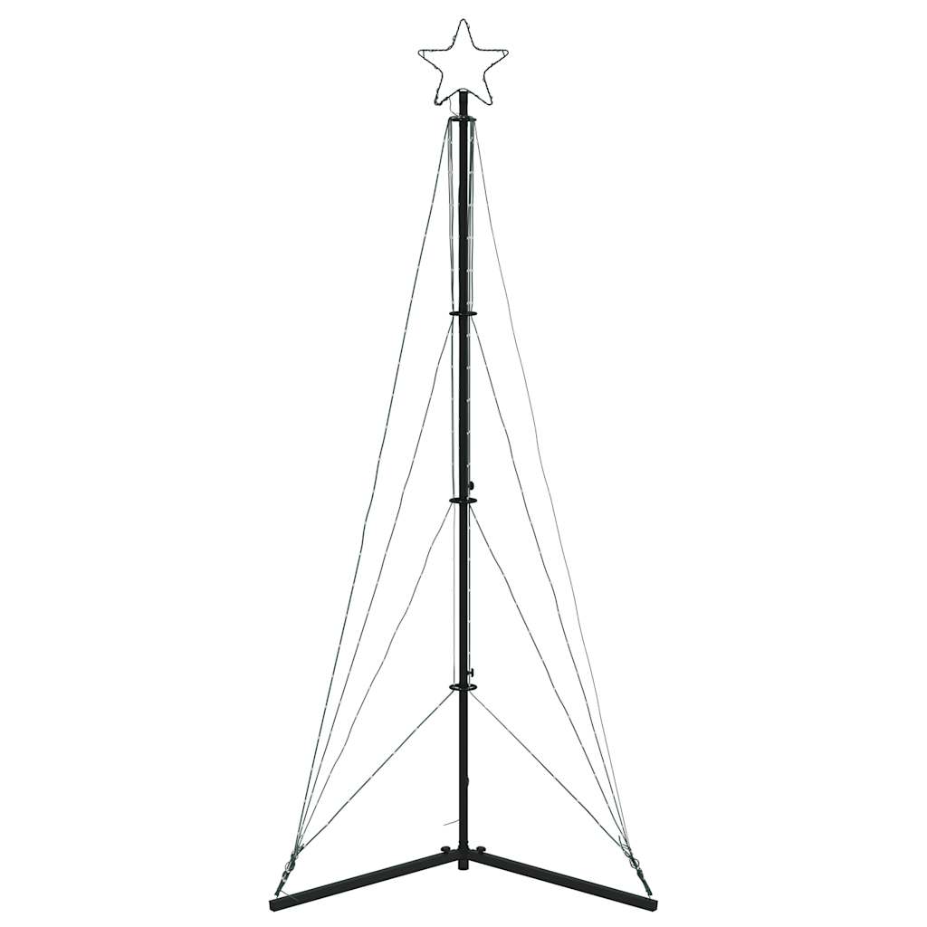 Juletrelys 363 LEDs blå 182 cm