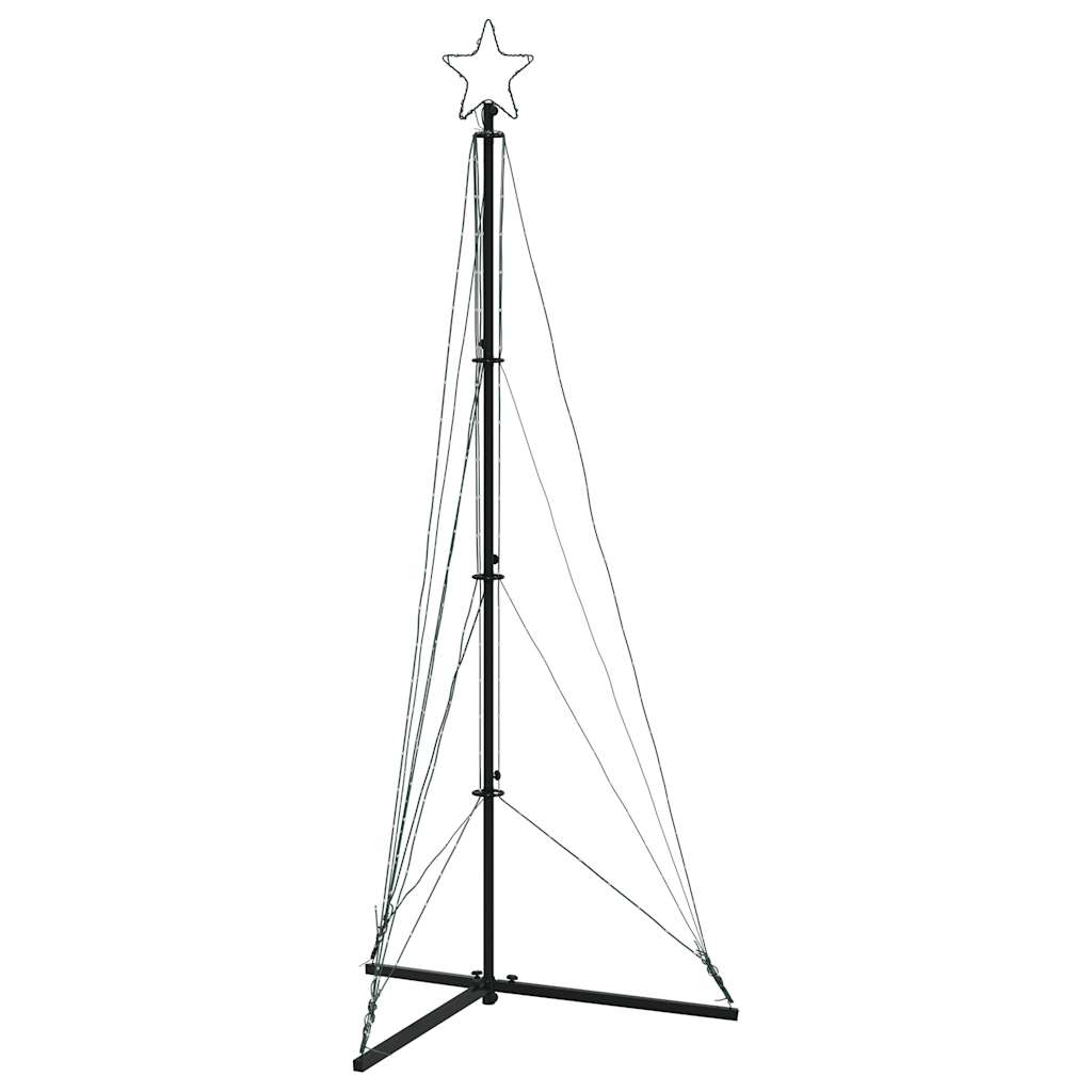 Juletrelys 363 LEDs blå 182 cm