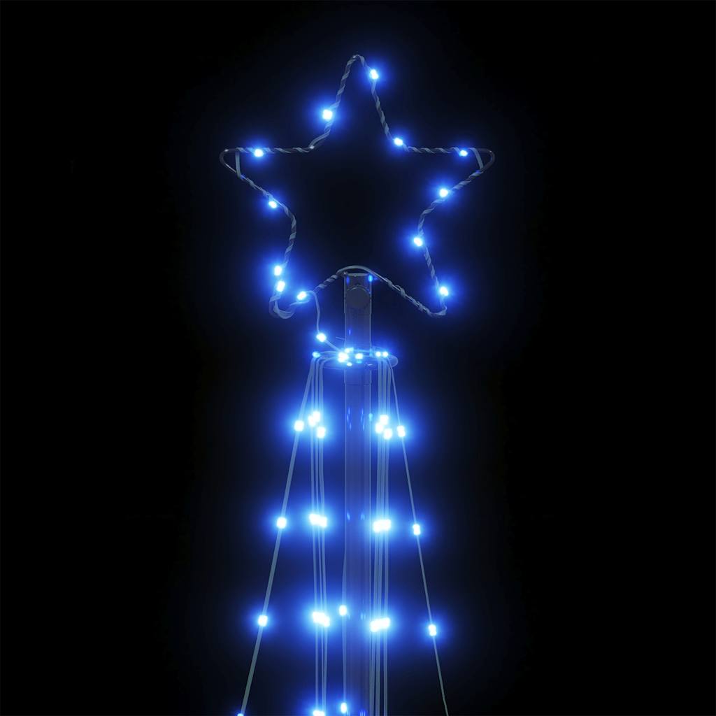 Juletrelys 363 LEDs blå 182 cm
