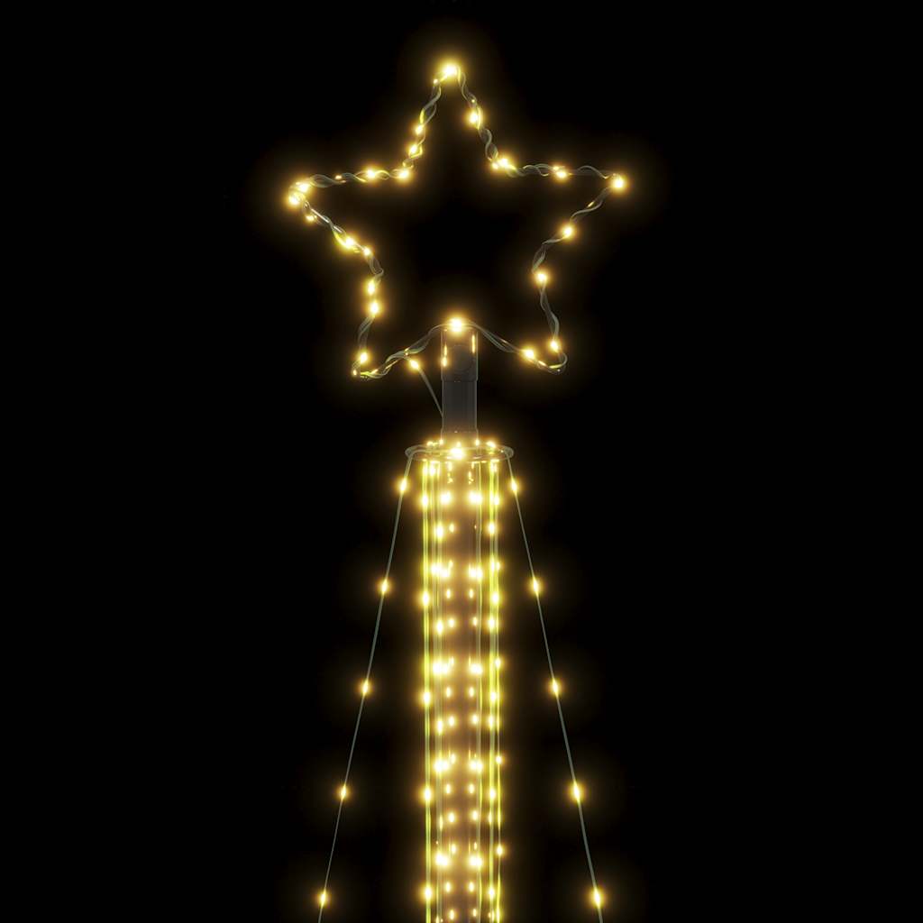 Juletrelys 525 LEDs varm hvit 302 cm