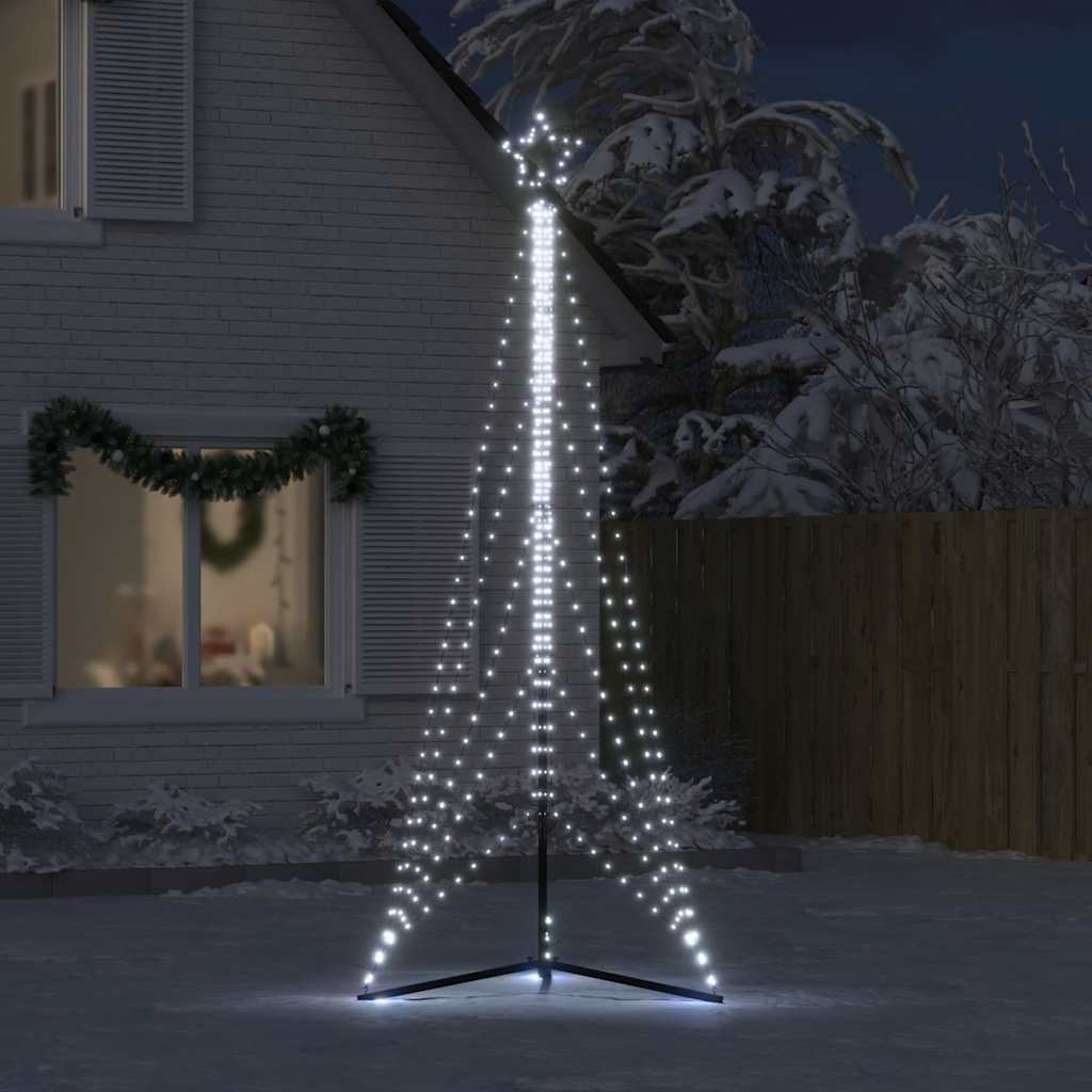 LED Juletre 525 LEDs Kald Hvit 302 cm