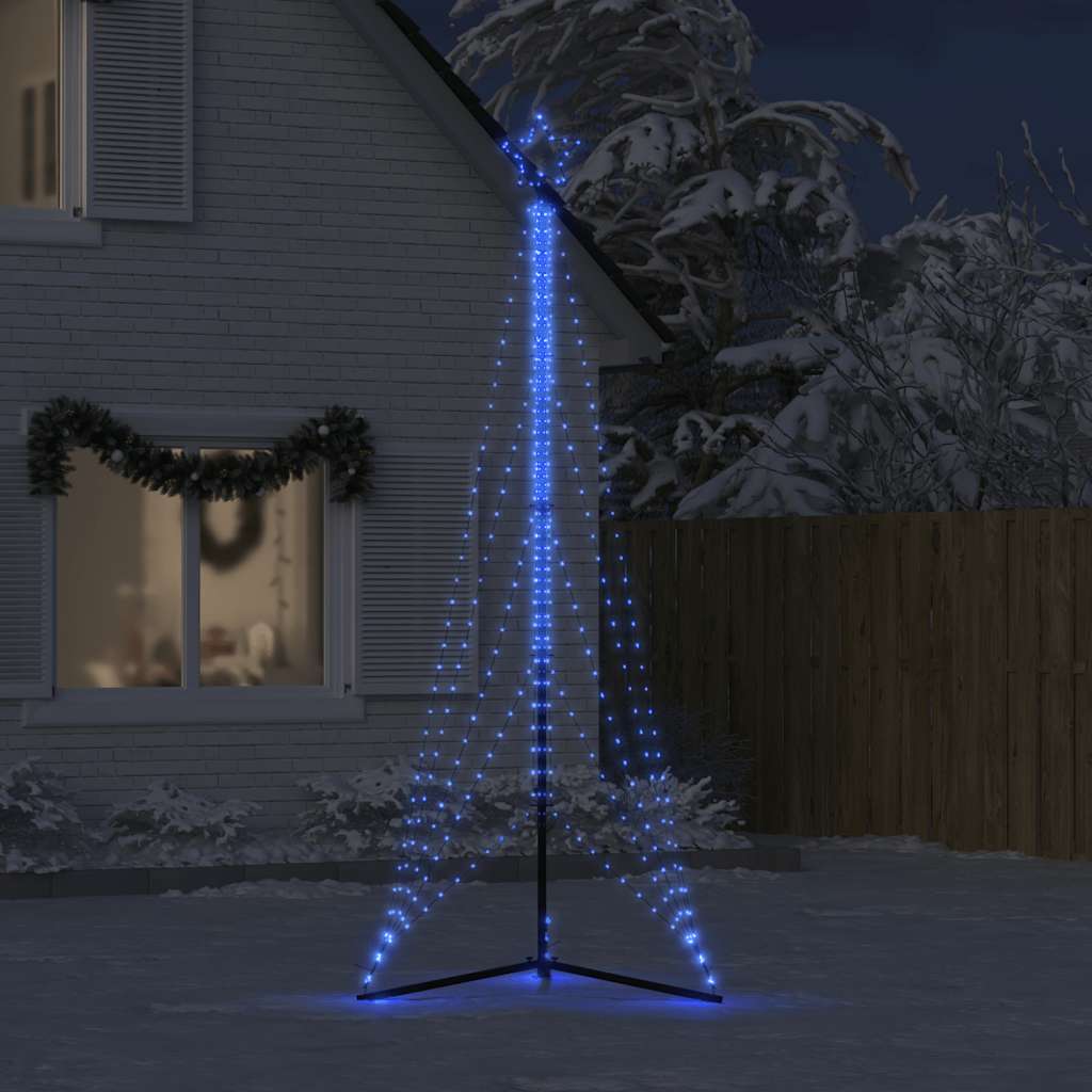 Juletrelys 525 LEDs blå 302 cm