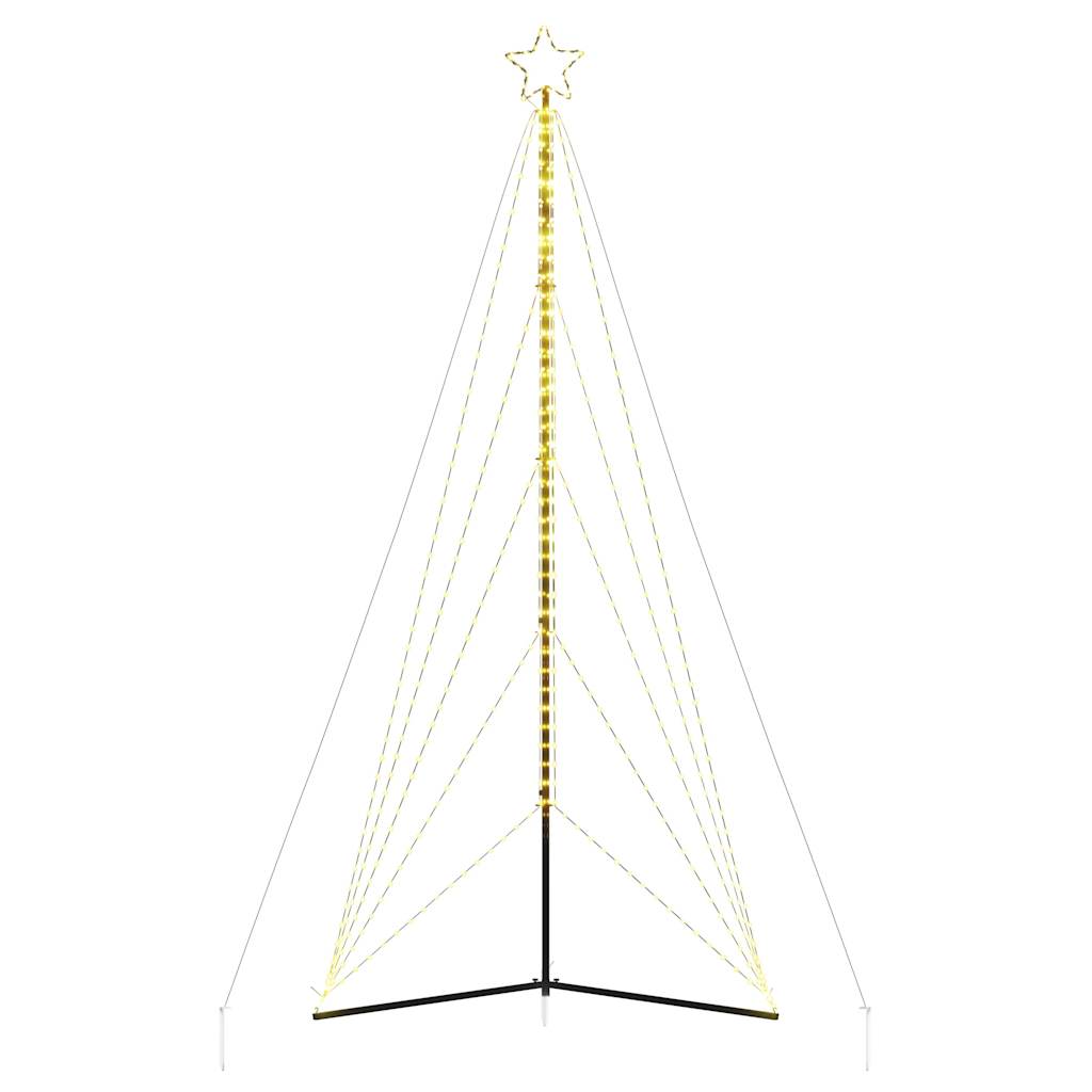 Juletrelys 615 LEDs varm hvit 404,5 cm
