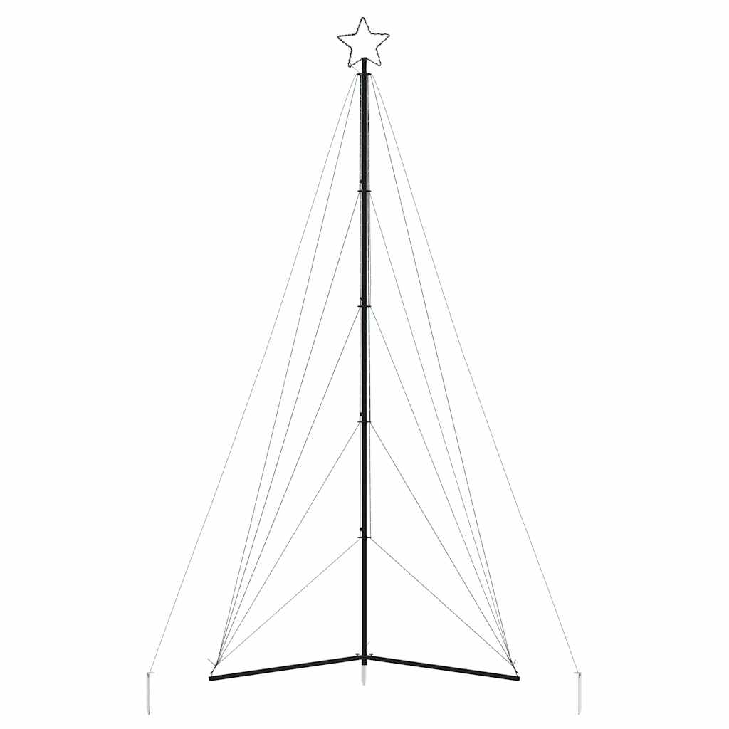 Juletrelys 615 LEDs blå 404,5 cm