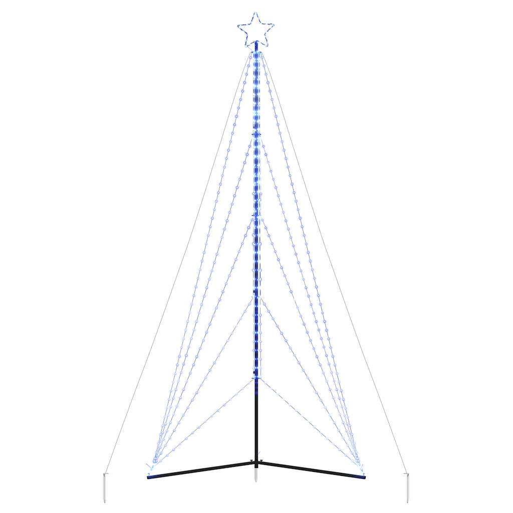 Juletrelys 615 LEDs blå 404,5 cm
