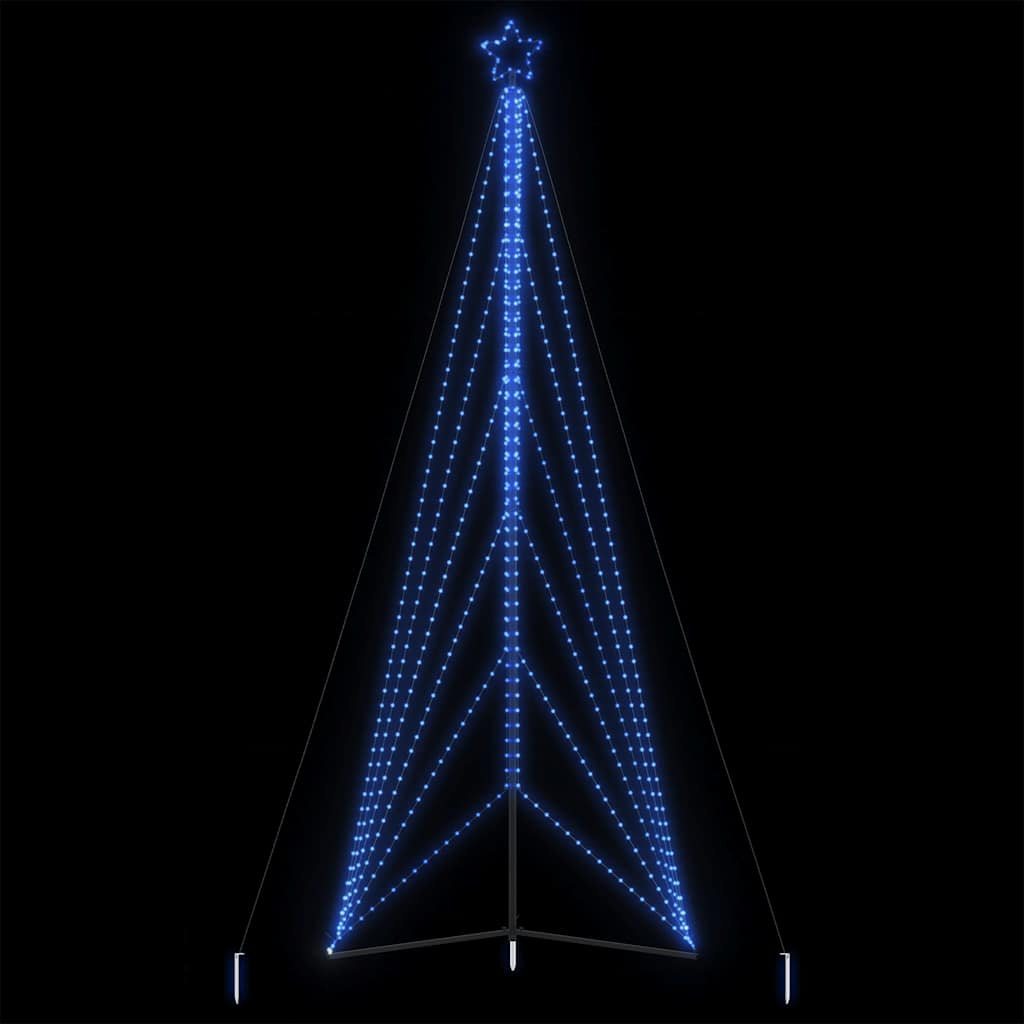 LED Juletre 861 LEDs Blå 478 cm