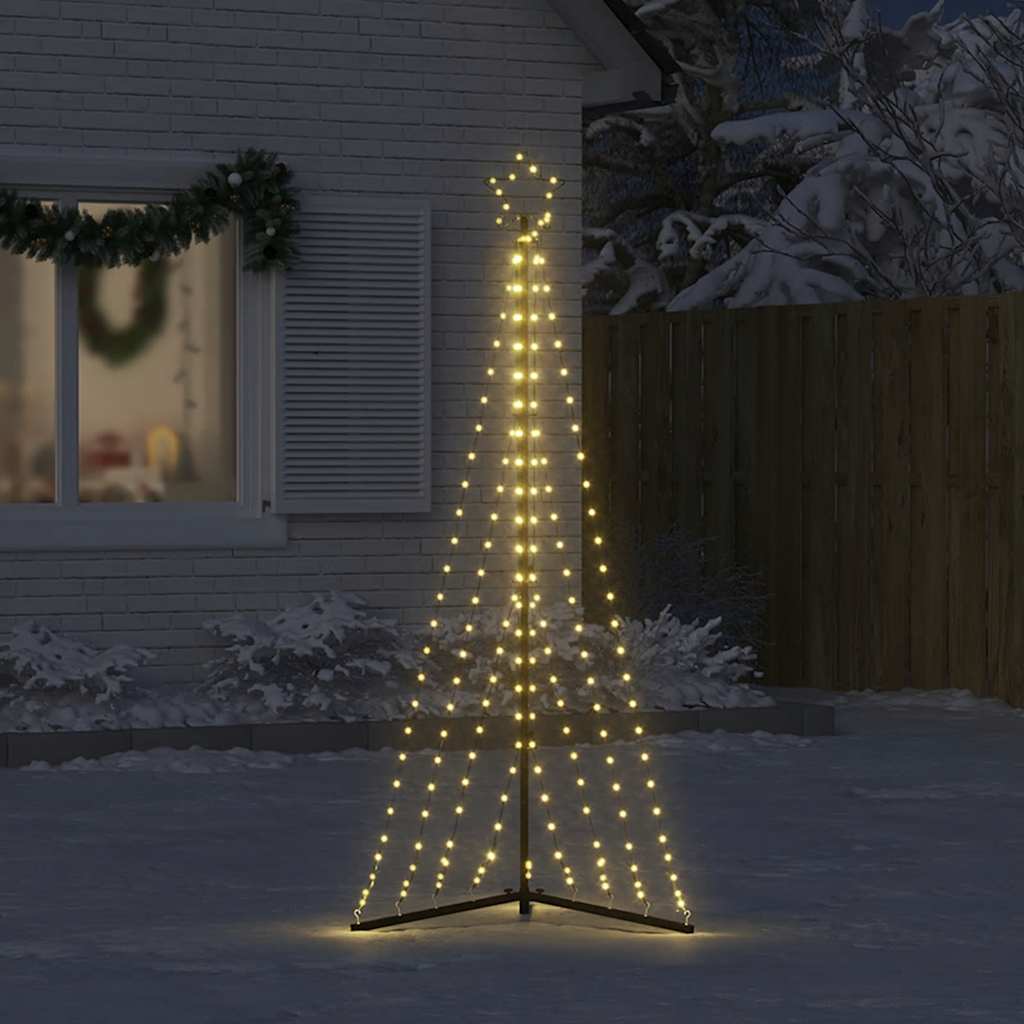 Juletrelys 339 LEDs varm hvit 187 cm