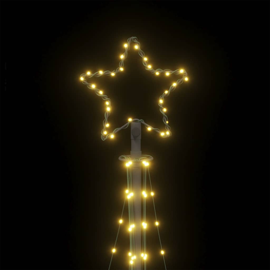 Juletrelys 447 LEDs varm hvit 249 cm