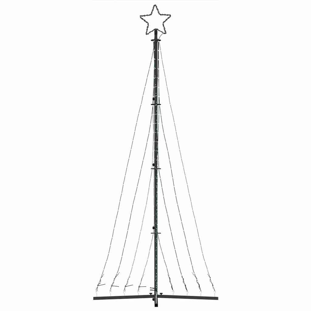 LED Juletre 447 LEDs Kald Hvit 249 cm