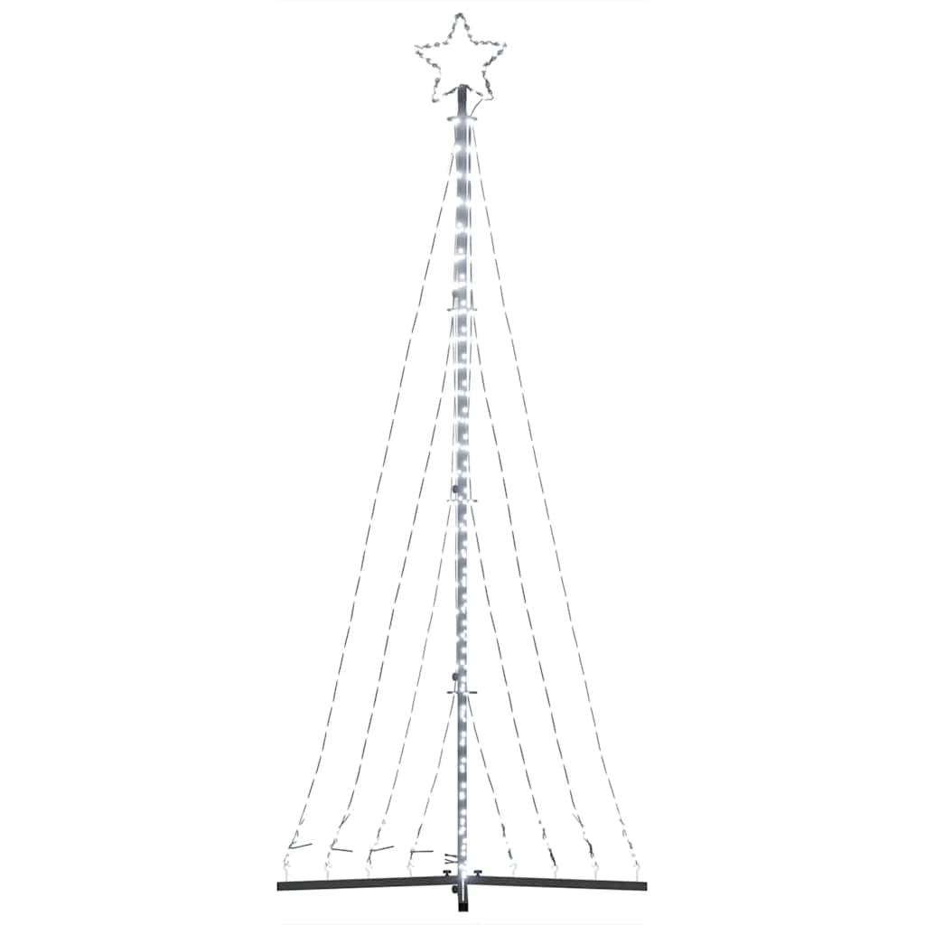 LED Juletre 447 LEDs Kald Hvit 249 cm