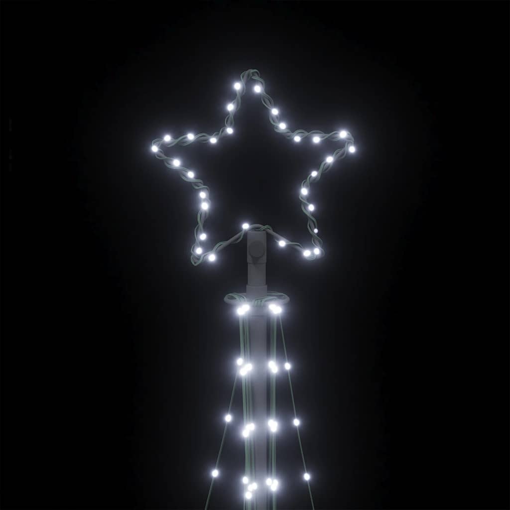 LED Juletre 447 LEDs Kald Hvit 249 cm