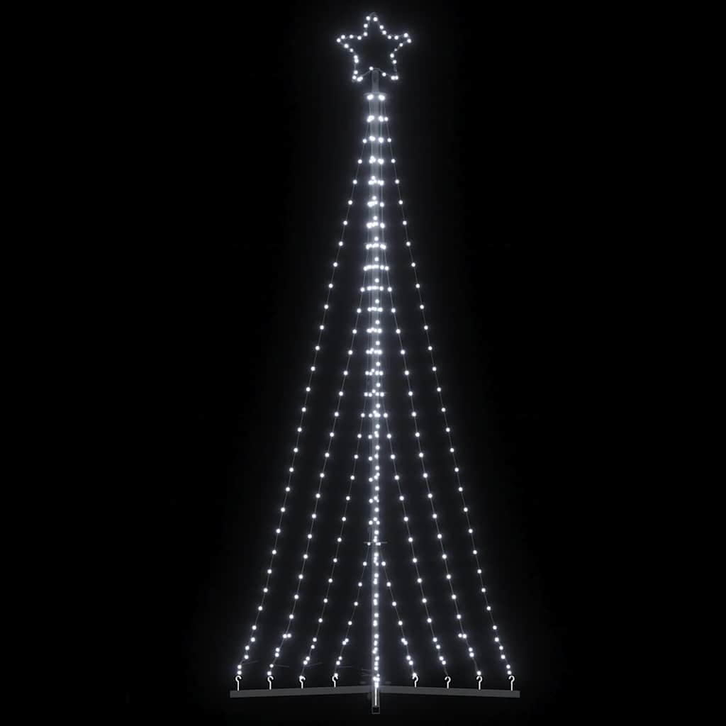 LED Juletre 447 LEDs Kald Hvit 249 cm
