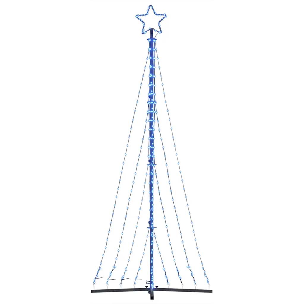 Juletrelys 447 LEDs blå 249 cm