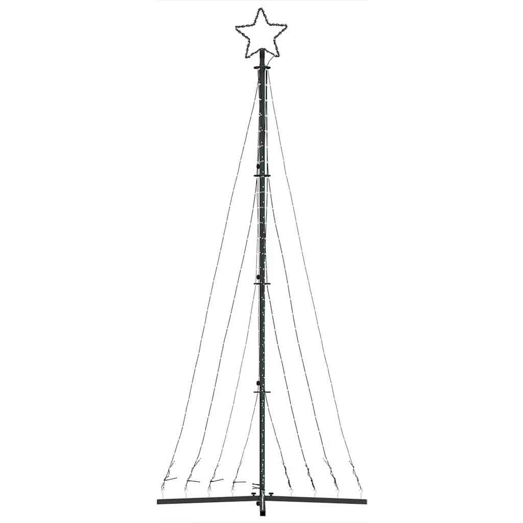 Juletrelys 447 LEDs fargerik 249 cm