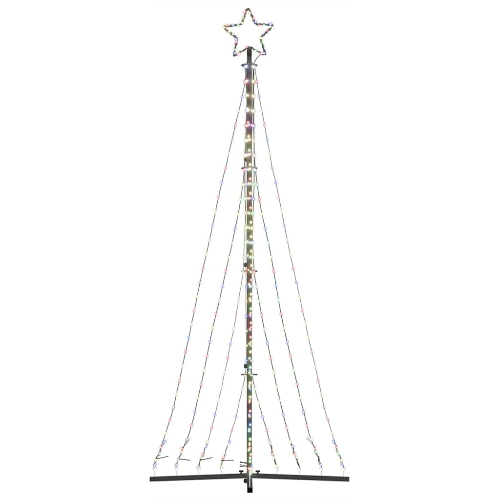 Juletrelys 447 LEDs fargerik 249 cm