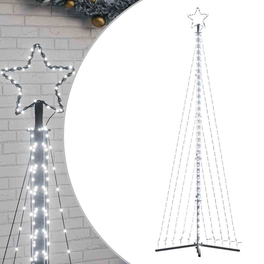 LED juletre 495 LEDs Kald Hvit 300,5 cm
