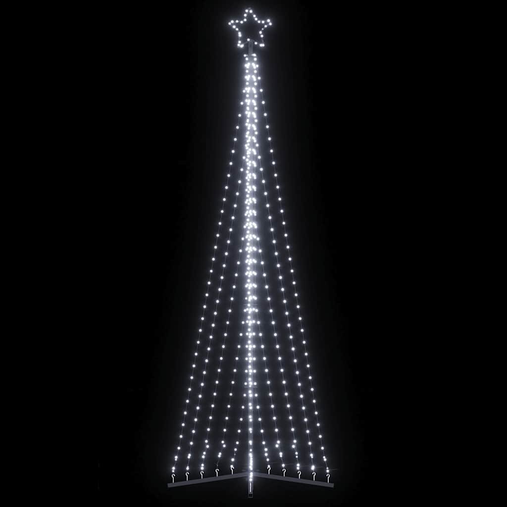 LED juletre 495 LEDs Kald Hvit 300,5 cm