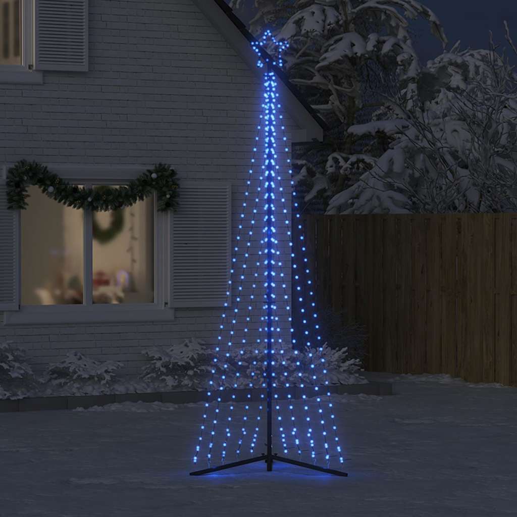 Juletrelys 495 LEDs blå 300,5 cm