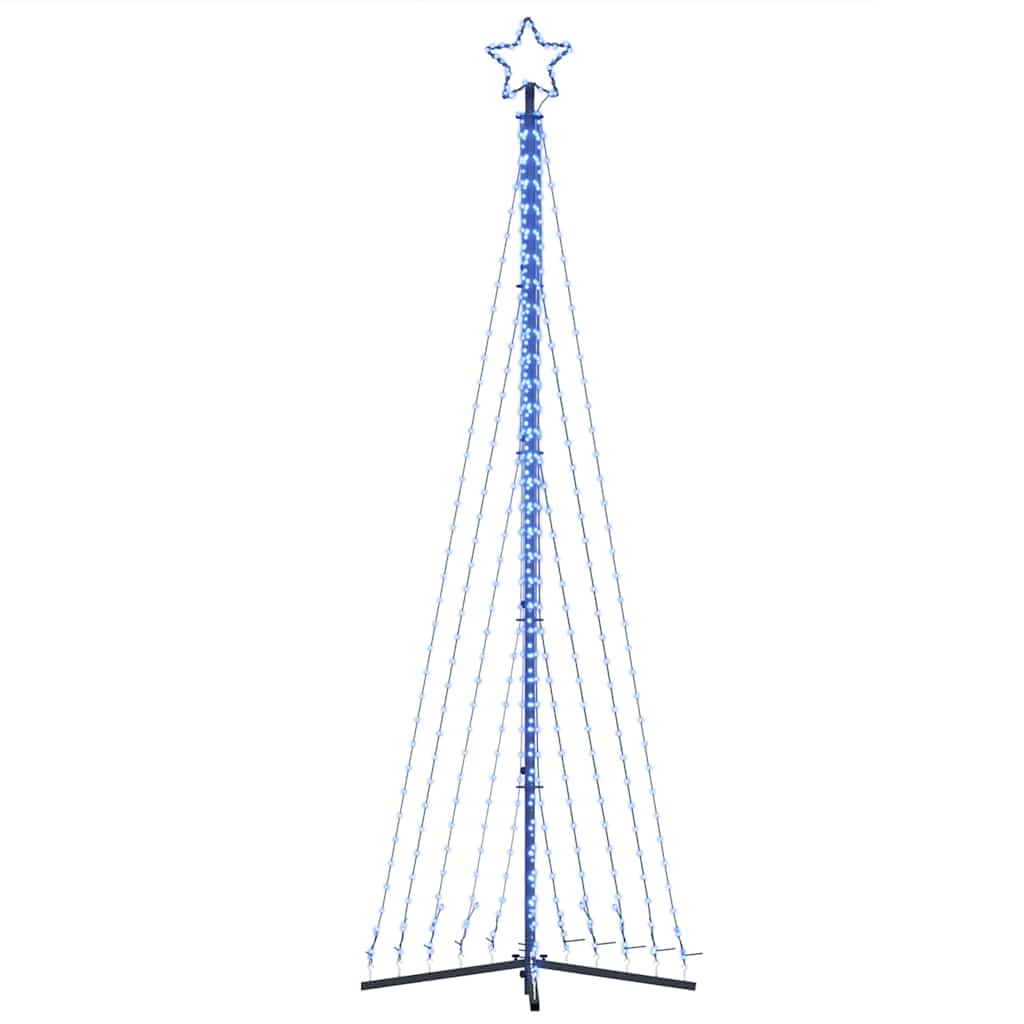 Juletrelys 495 LEDs blå 300,5 cm