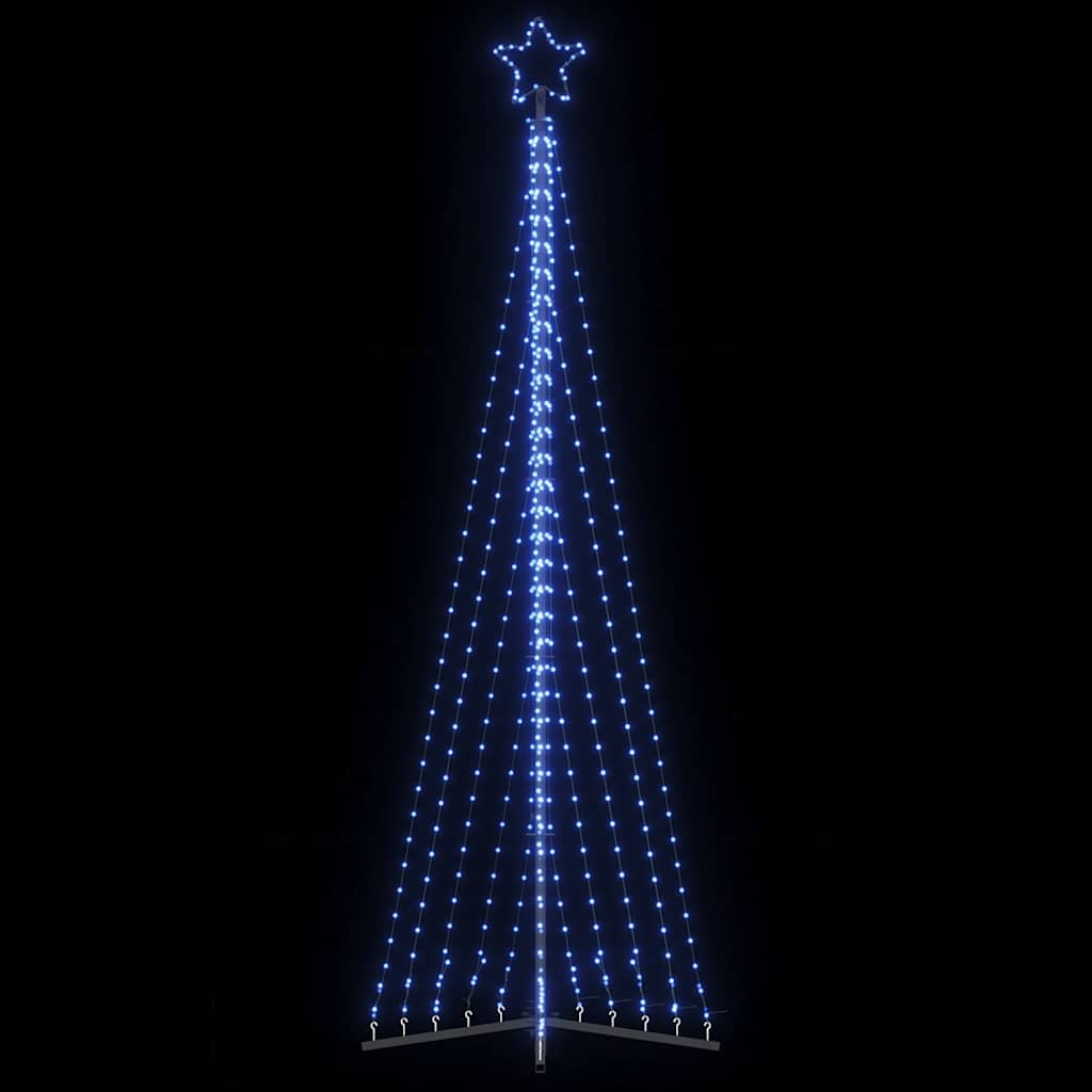 Juletrelys 495 LEDs blå 300,5 cm