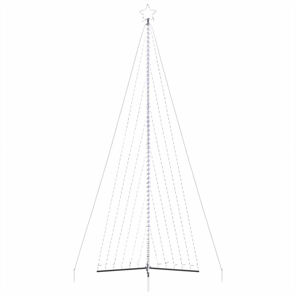 Juletrelys 789 LEDs kald hvit 476 cm