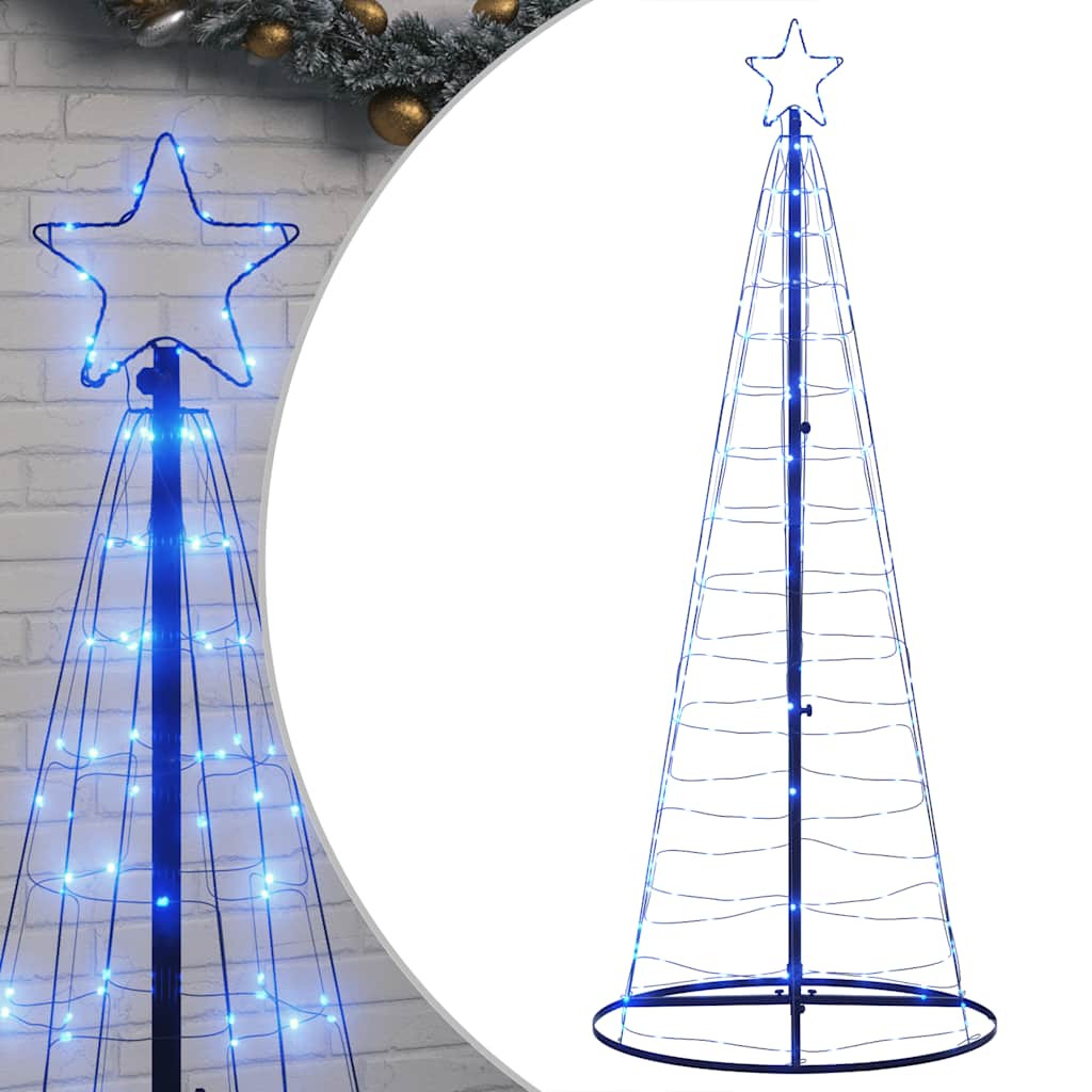 LED Juletre 200 LEDs Blå 182 cm