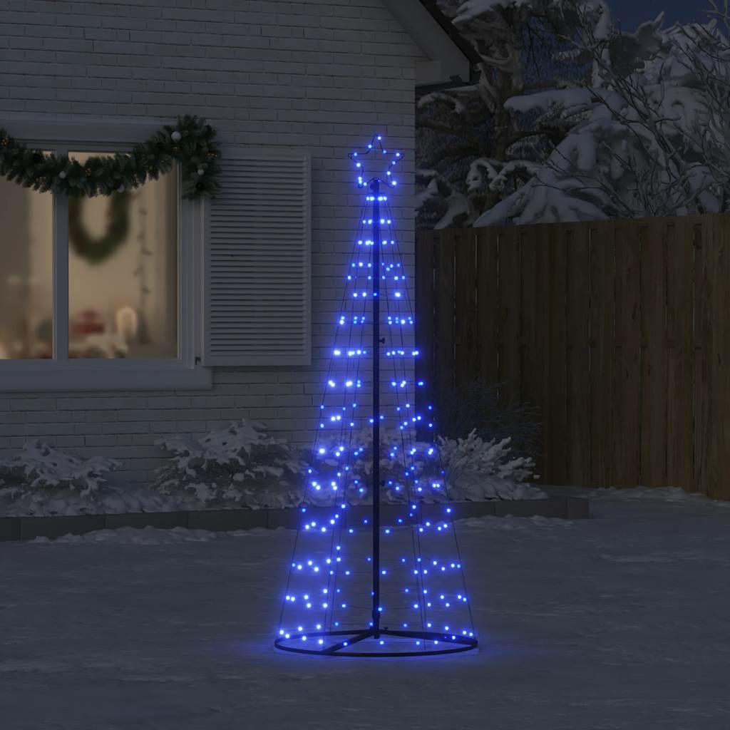 LED Juletre 200 LEDs Blå 182 cm