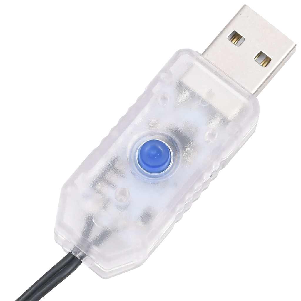 LED Juletre 200 LEDs Blå 182 cm