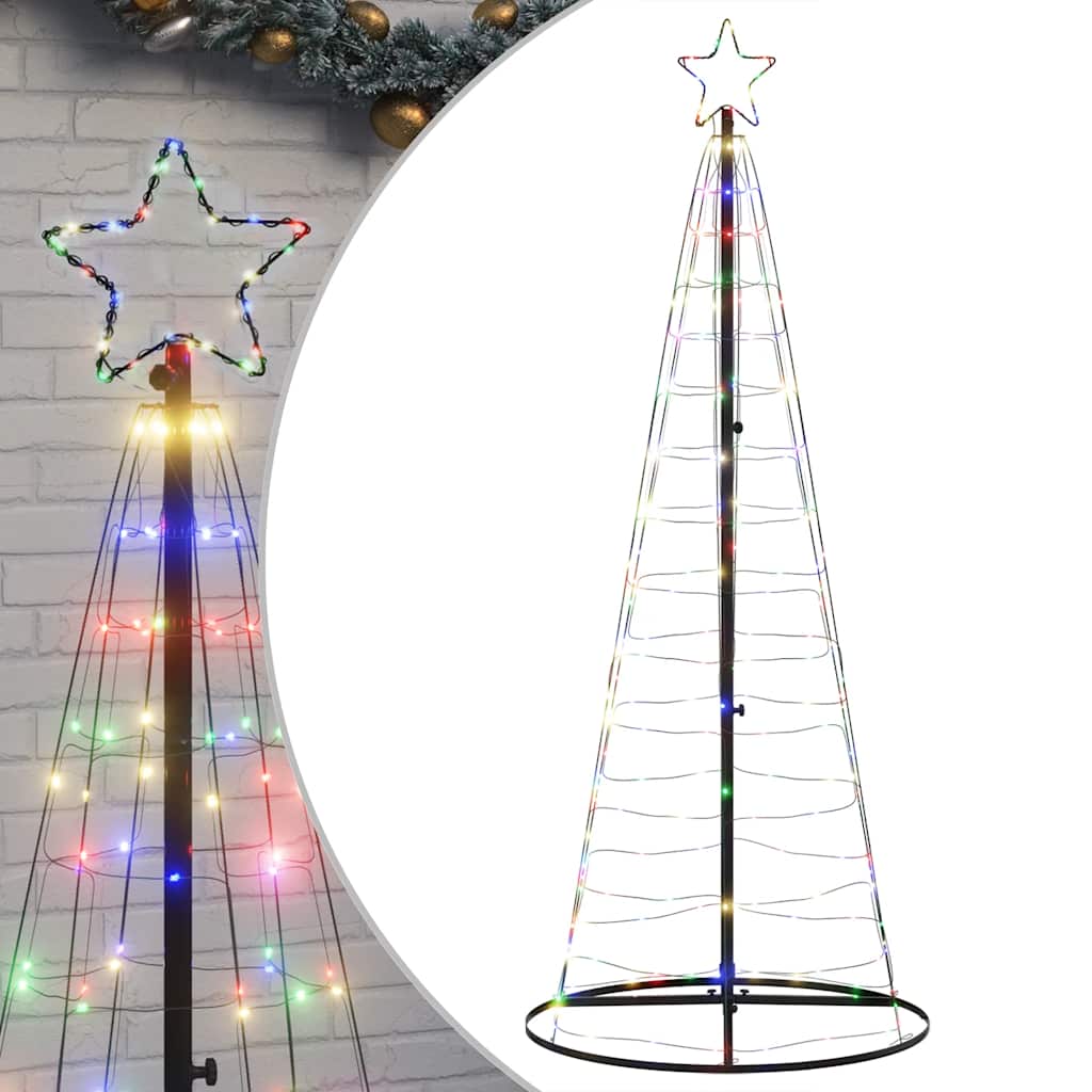 LED Juletre 200 LED Fargerike 182 cm